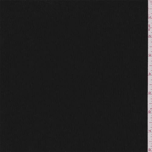 Black Crinkled Gauze Knit, Fabric By the Yard