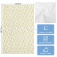 thumbnail image 5 of Yellow Flower Leaf Kitchen Towels Set of 3, Water Absorbent Dish Towel, Botanical Plant Floral Tree Branch Decorative Hand Towels - Quick Drying Cloth for Cooking Baking, 18x28 Inch, 5 of 8