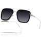 thumbnail image 1 of Lentes de Sol AIEYEZO Tony Stark Vintage Cuadrados con Montura Metálica, 1 of 7