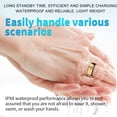 thumbnail image 4 of Smart Ring,IP68 Water Resistant Health Fitness Tracker,Sport Modes Step Counter Calorie Tracking Fitness Tracker Ring for Sports, 4 of 7