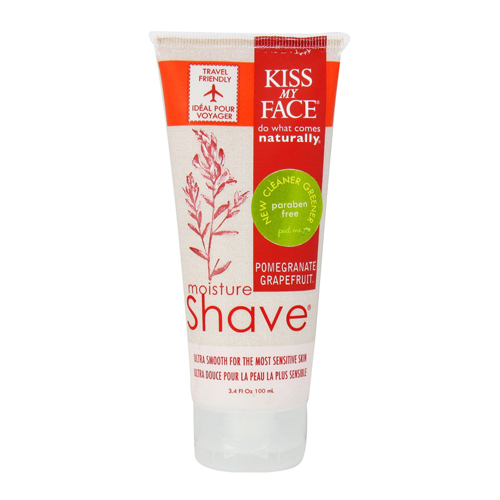 Kiss My Face Moisture Shave Shaving Cream, Pomegranate Grapefruit, 3.4