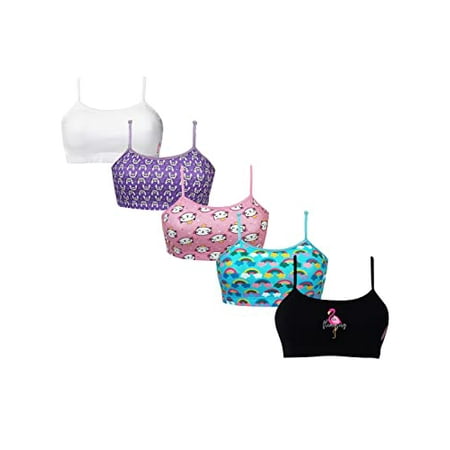 

D chica Training Bras With Adjustable Straps & SingleFront Layering For Teens 10-12 Years