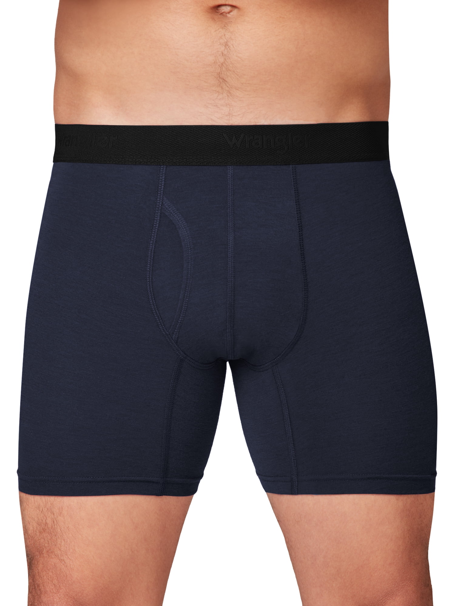 Wrangler Men's Active Stretch Boxer Brief Set, Underwear for Men, XL, 6 Pack