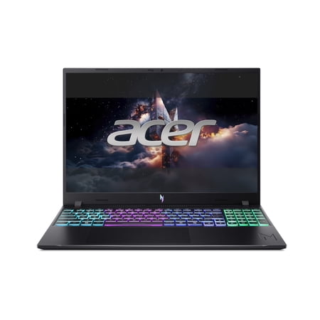 Acer Nitro V 16” WUXGA IPS 165Hz Gaming Laptop, Intel Core 5 Processor 210H, NVIDIA GeForce RTX 5060 Laptop GPU (572 AI TOPS) with 6GB GDDR7 VRAM, 16GB RAM, 512GB PCIe Gen 4 SSD, Obsidian Black