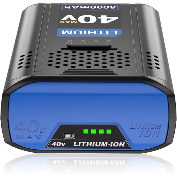 40V 8000mAh Extend Capacity Replacement for Kobalt 40V Battery 8.0Ah Compatible with Kobalt 40 Volt Battery Lithium ion (Li-Ion) KPM1040A-03, KM-1640-06, KM 4040-06 Cordless Power Tool Battery