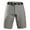 Light Gray, variant on Fgnfyis Male Summer Shorts Pockets Cargo Sports Pocket Button Pants Men's Shorts Dark Blue 35