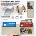 thumbnail image 4 of Decase for Samsung Galaxy Z Fold 7 Case with 2 in 1 Detachable Strong Magnetic Wallet,Built in Tempered Glass Screen Protector,Fashion PU Leather Back Cover,Shockproof Card Slot Stand Cover,White, 4 of 8