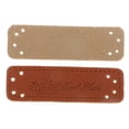 thumbnail image 3 of AMLESO 20pcs PU Leather Tags Labels for Sewing Clothes Patch DIY Handmade Craft 2, 3 of 6
