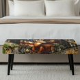 thumbnail image 5 of XYZCANDO Deer American Flag Print Elastic Dining Bench Covers, Stretch Polyester Spandex Bench Slipcover for Dining Room Bedroom, 5 of 9