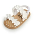 thumbnail image 4 of 0-18M Baby Girls Flower Pleated Outdoor Sandals Summer Princess Shoes0-18M, 4 of 7
