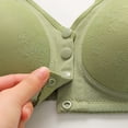 thumbnail image 2 of Front Snap Everyday Bras for Older Women Wirefree Push Up Sport Bra Plus Size Bralettes for Senior, 2 of 7