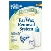 Angle View: Physician's Choice All Natural Deluxe Ear Wax Removal System, 1 fl oz