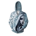thumbnail image 2 of Sudadera con capucha y cremallera con máscara de fantasma y esqueleto impresa en 3D para hombre, sudaderas con gráficos de esculturas, sudaderas casuales holgadas con capucha de manga larga, 2 of 5