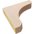 thumbnail image 6 of 2"W x 10"D x 10"H Thin Legacy Rough Cedar Woodgrain TimberThane Corbel, Primed Tan, 6 of 6