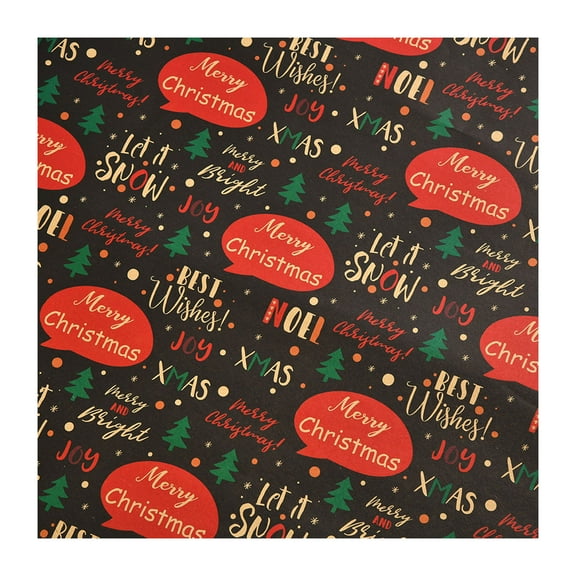 UYUH 1PCS DIY Christmas Wrapping Paper for Holiday Gifts Men Women Kids featuring Snowflake Tree Design Multipurpose Wrapping Sheet for Birthday Party Decorations Crafts Xmas Present