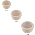 thumbnail image 5 of Classic Cuisine Set of 3 Bowls with Lids - Microwave, Freezer, and Fridge Safe Nesting Mixing Bowls, Beige, 5 of 7