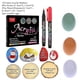 thumbnail image 5 of Rotuladores de pintura acrílica de 36 colores, rotuladores de pincel acrílico para pintura rupestre, piedra, cerámica, vidrio, madera, lienzo, fabricación de tarjetas diy, juego de 36 colores A kaili Sencillez, 5 of 5