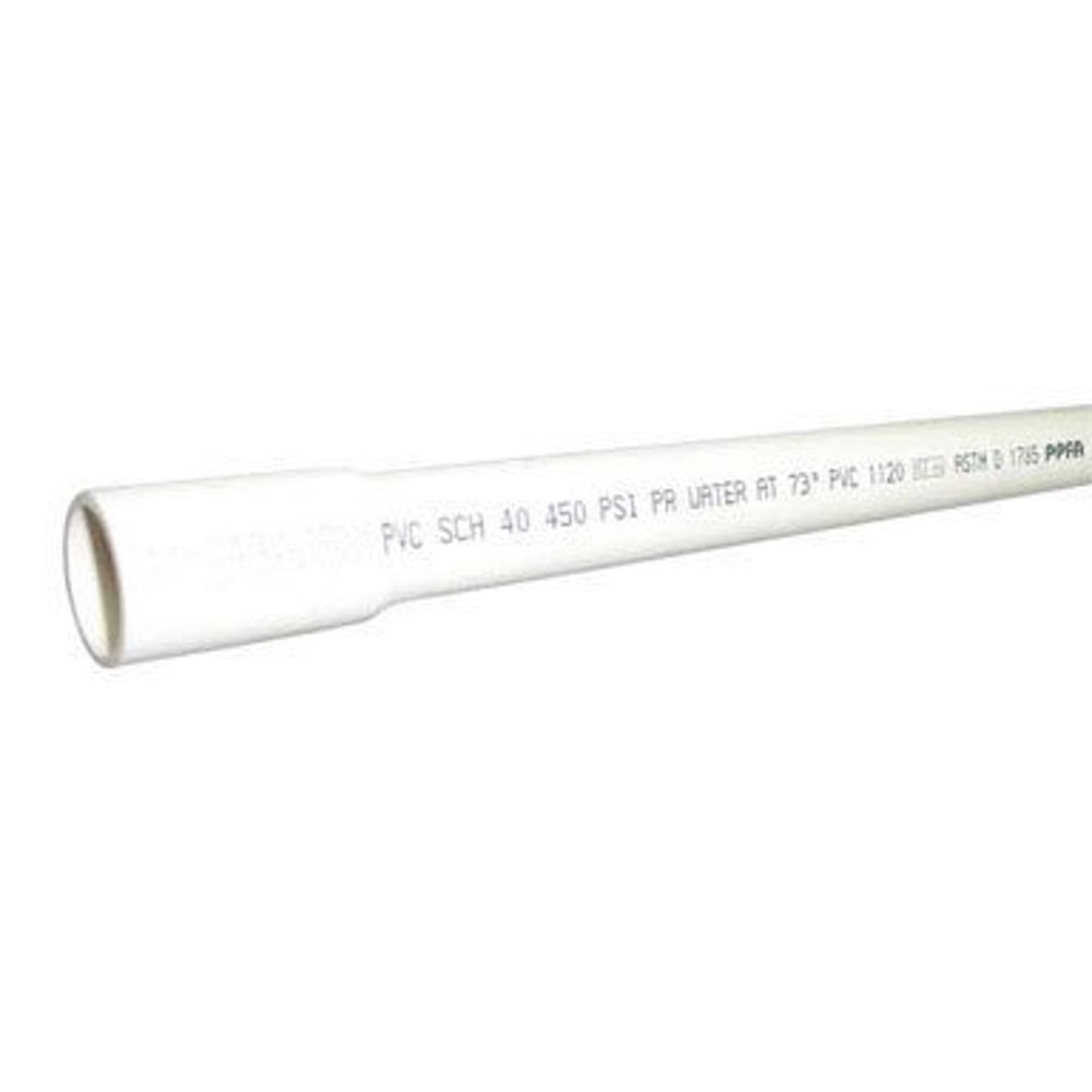 PIPE PVC SCH40 1/2"X20'