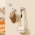 thumbnail image 4 of Bag Hanger Space-Saving Strong Adhesion Wall Rack Easy Installation Clothes Jewelry Hanging Hook for Home, 4 of 6