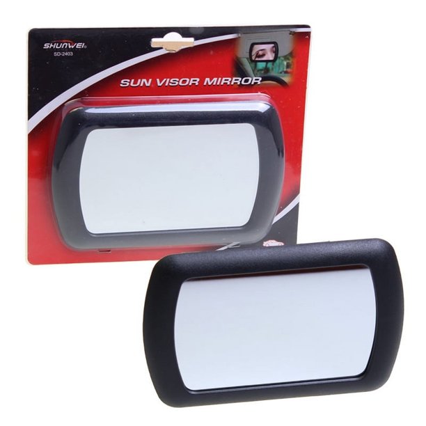Espejo cosmético para parasol de coche, espejo cosmético portátil para coche, espejo retrovisor para coche, accesorios para coche