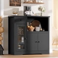 thumbnail image 1 of Qinaqin Mueble de cocina para microondas con espacio almacenamiento comedor sala estar y pasillo, 1 of 7
