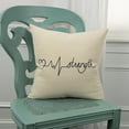 thumbnail image 5 of Rizzy Home Sentiment 20" x 20" Poly Pillow with Cotton Canvas Cover-Natural, 5 of 5
