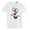 White, variant on IROINNID Ladies Summer Round Neck Leisure Solid Color Cartoon Print Pattern Short Sleeve Top T-shirt Spring