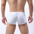 thumbnail image 5 of Sngxgn Men's Breathable Trunks Underwear Covered Band(White,XL), 5 of 5