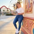 thumbnail image 2 of Agnes Orinda Women's Plus Size Tops Hollow Casual V Neck Short Sleeves Summer Blouse Shirts 5X White, 2 of 8
