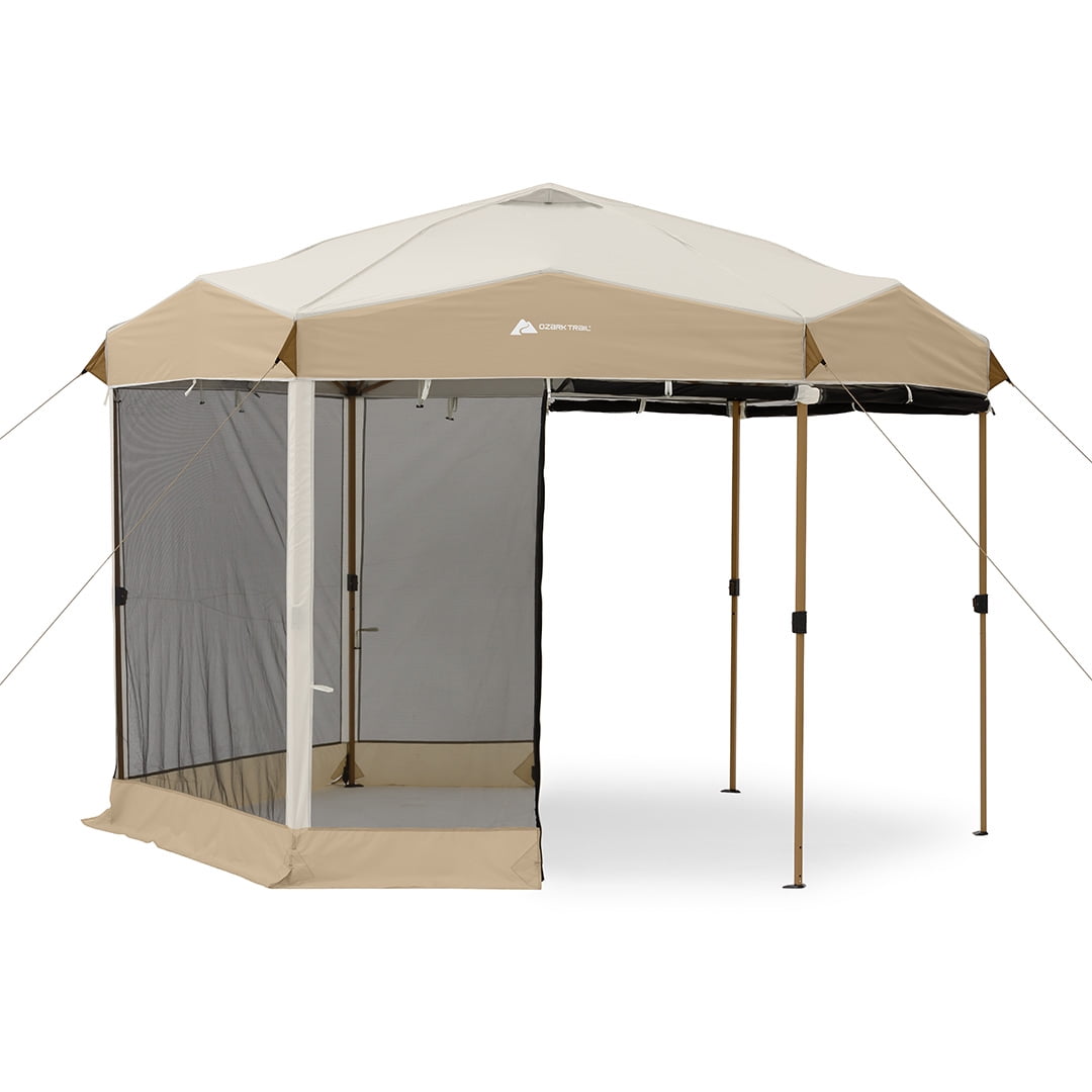 12' x 10' Glamping Hexagon Lighted Canopy - Walmart.com