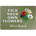 thumbnail image 1 of Metal Sign Flower Market tin Signs Vintage bar Coffee Shop Kitchen shajing Garden Home Wall Decoration Sunflowers tin Sign 8x12 inch, 1 of 6