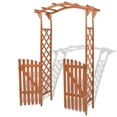 thumbnail image 6 of vidaXL Garden Arch with Gate Solid Wood 47.2"x23.6"x80.7", 6 of 6