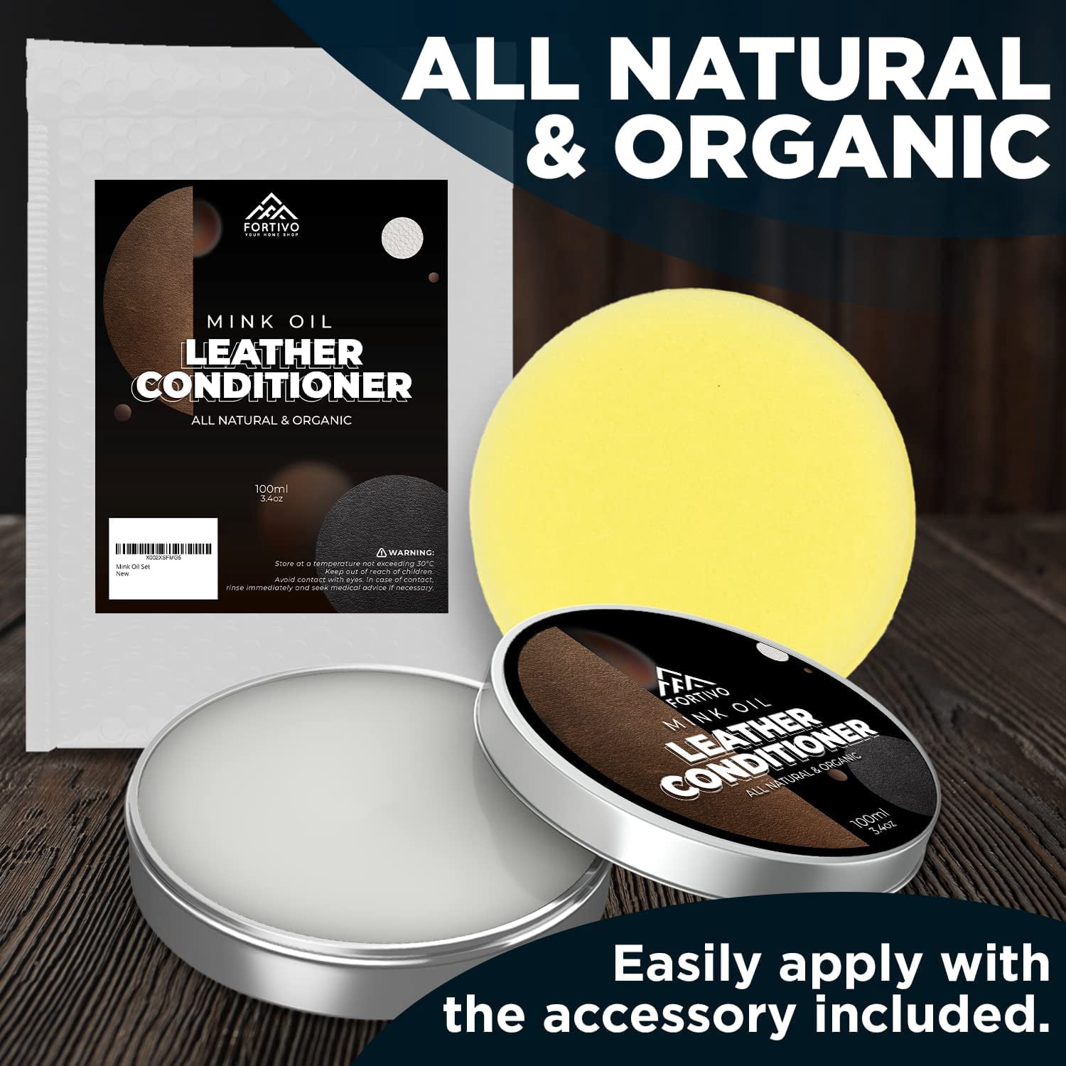 JJEAN-Leather Mink Oil, Color Restorer, Scratch Remover, Couch Paint and Leather Repair Kit for Couches