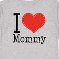 thumbnail image 4 of Inktastic I Love Mommy Heart Boys or Girls Long Sleeve Toddler T-Shirt, 4 of 5