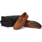 Mio Marino Threaded Band Suede Loafers for Men