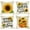 Sunflower Pumpkin, variant on Sunflower Sunshine Decorative Throw Pillow Cover 18 x 18 Set of 4, Spring Summer Home Sweet Home Blessed Porch Patio Outdoor Pillowcase, Fall Autumn Flower Farmhouse Couch Cushion Case Decor