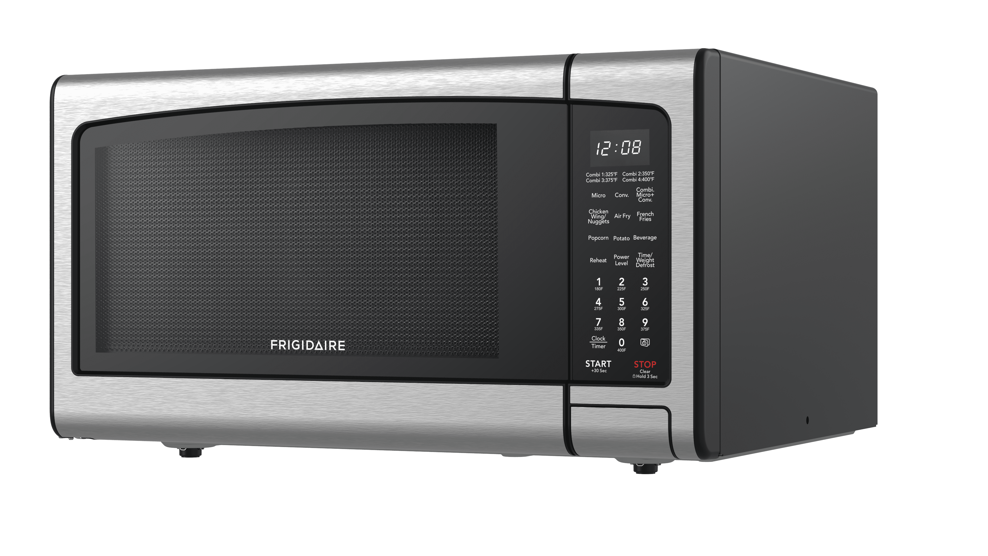 Frigidaire 3-In-1 Countertop Microwave Oven / Air Fryer / Convection, 1500-Watt Power, 1.1 Cu. Ft. Capacity, Stainless Steel