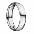 thumbnail image 3 of 5mm Polished Titanium Wedding Ring Comfort Fit Band, 3 of 5