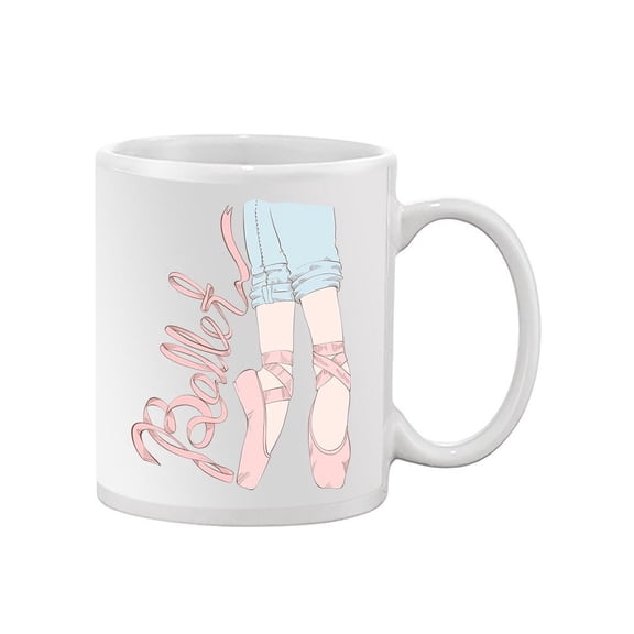 Cute Ballet Shoes. Mug Unisex's -Image by Shutterstock