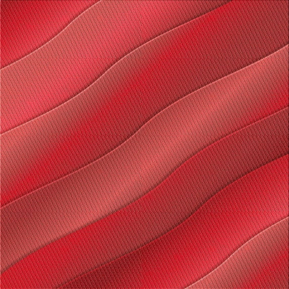 Ahgly Company Indoor Square Patterned Red Area Rugs, 5' Square