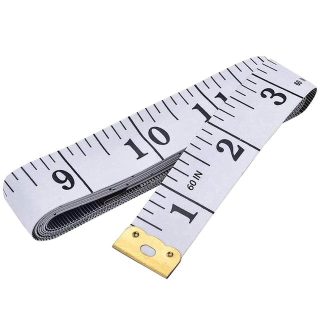 WHEANG Measuring Tools Soft Tape Measure Double Scale Body Sewing Flexible Ruler for Weight Loss Ruler One Size Multi-Color