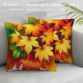 thumbnail image 3 of COMIO Fall Thanksgiving Pillow Covers Pumpkin Maple Leaf Throw Pillow Covers Autumn Stripes Outdoor Pillow Covers Pillowcase for Home Couch Sofa Bed, 3 of 5