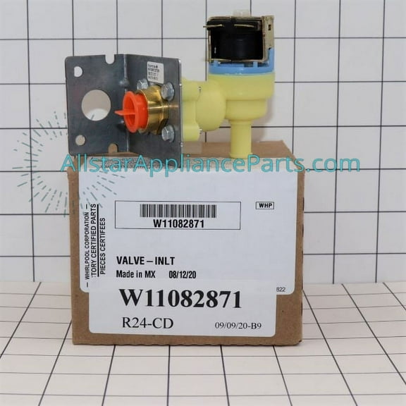 Whirlpool Dishwasher Water Inlet Valve W11082871