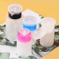 thumbnail image 4 of Botellas rellenables para uñas, dispensador de bomba de prensa vacía, limpiador de esmalte de uñas, botella humectante de maquillaje, herramienta de manicura, 60/150 ml, transparente, 4 of 5