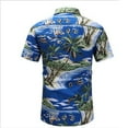 thumbnail image 4 of Zoeecloth Men's Hawaiian Shirt Short Sleeve Shirts for Men Hawaiian Shirt Floral Casual Button Down Shirts Tropical Holiday Shirts S-2XL, 4 of 10