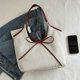thumbnail image 5 of 2025 Students School Bag Large Capacity Shoulder Bag Simple Shopping Bag Lovely Bows Commuting Bag Fashion Handbags Black, 5 of 5
