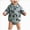 D124-Blue, variant on 12-18 Months Newborn Western Baby Boy Clothes Cowboy Shirt Romper Long/Short Sleeve Button Dress Bodysuit Infant Gentleman Outfits Blue