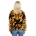 thumbnail image 2 of Aries Arise Women's Furry Half Zip, Animal Print, X-Small, 2 of 6