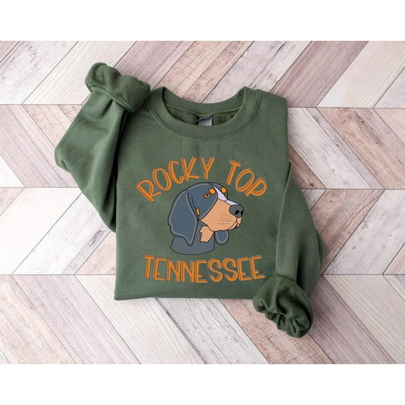 Rocky Top Tennessee Football Sweatshirt - Smokey Vols Fan Apparel Tshirt All Size S-5XL