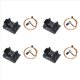 thumbnail image 1 of 4X Adaptador Ventilador 3 Pines y , PWM, Chasis PC, Ventilador RefrigeracióN, Controlador Cubo, Divisor 8 VíAs, Controlador Velocidad 12V con Puerto AlimentacióN 6 Pines, 1 of 5